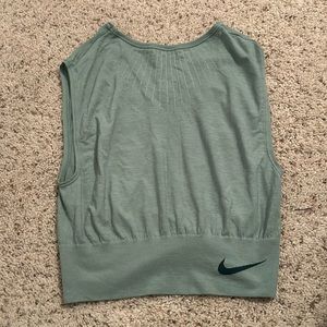 Women’s green Nike tank top
